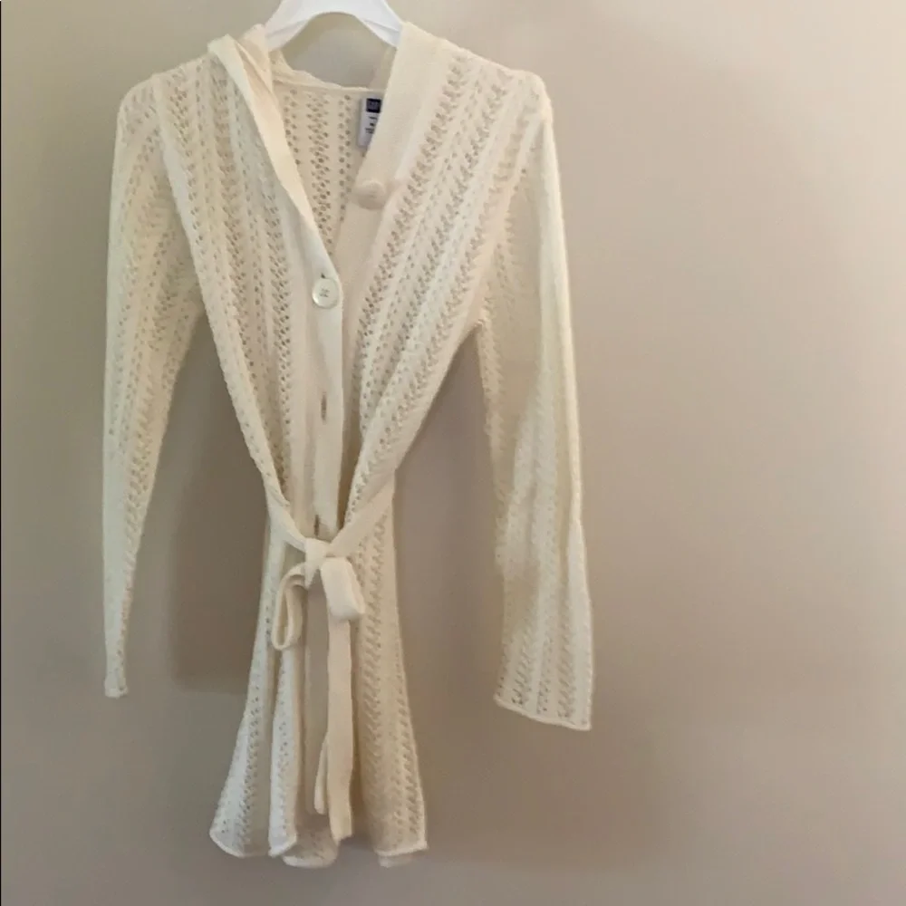 Gap Kids Girls Knit Cardigan‎ Sweater Size M 2 for 1 (Brown and White)